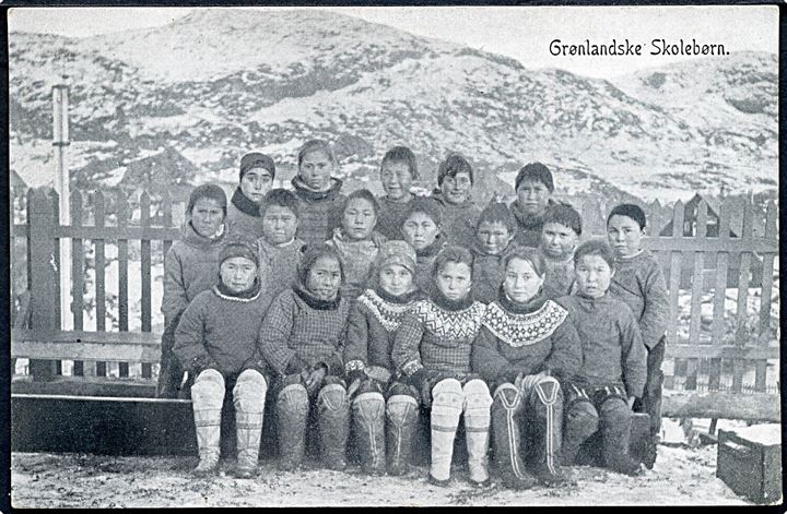 Pacht & Crone. Grønlandske Skolebørn. U/no.
