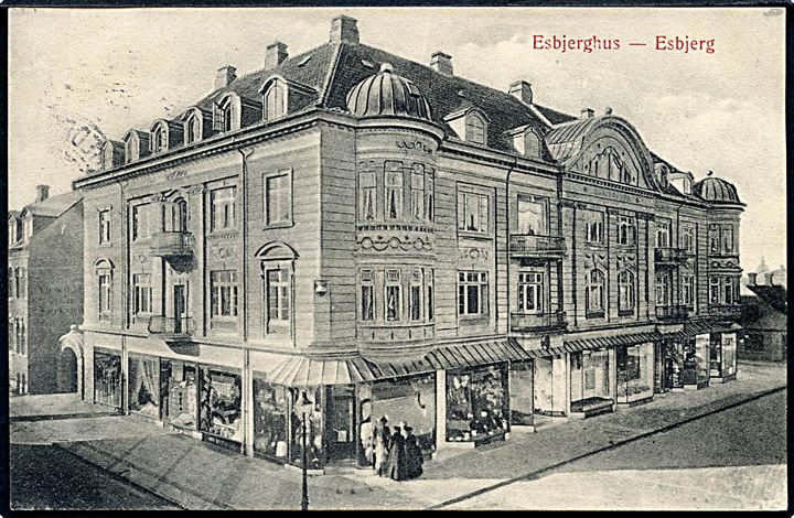 Esbjerg, Kongensgade 84-86 “Esbjerghus”.C.J.C. no. 114.