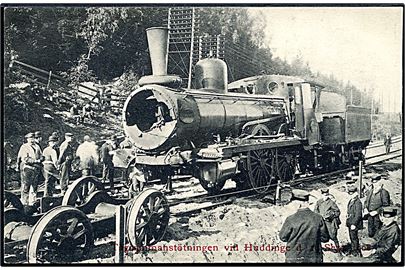Huddinge, jernbaneulykken d. 10.9.1908. C. N:a Lj. u/no.