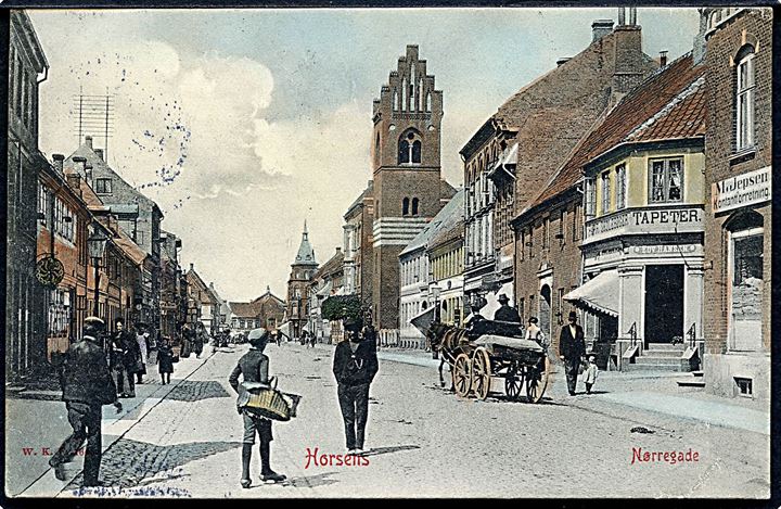 Horsens, Nørregade. Warburg no. 1645.