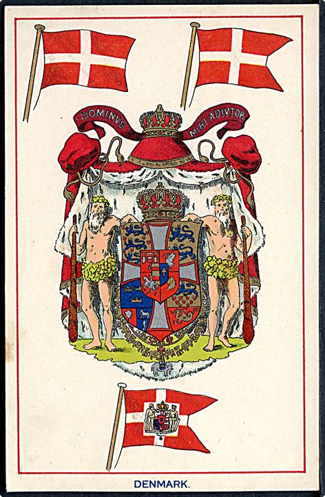 Heraldik. Det danske Rigsvåben. E.F.S. Coat of Arms & Flags u/no.