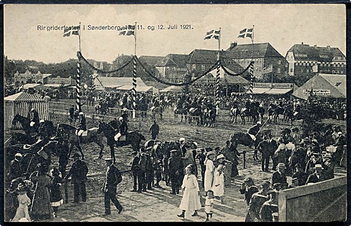 Sønderborg, Ringriderfesten 11.-12. juli 1921. J. Boisen no. 62.