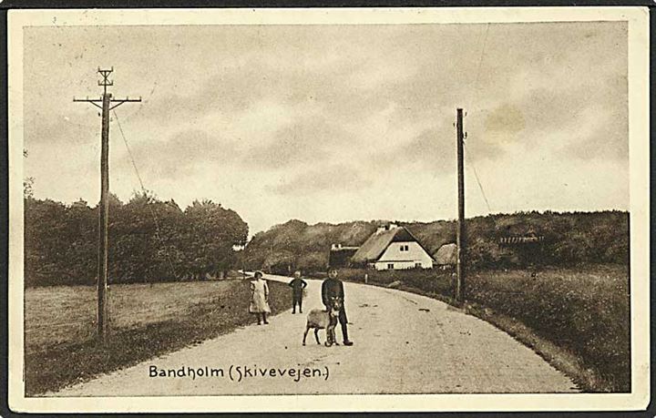 Parti fra Skivevej i Bandholm. Stenders no. 19350.