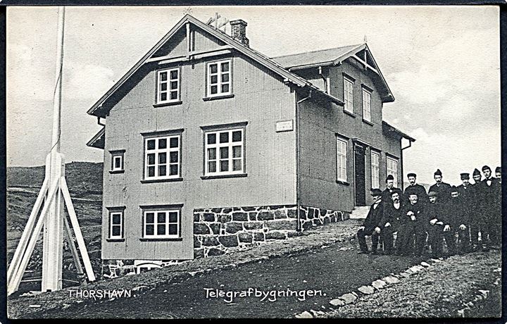Thorshavn, Telegrafbygningen. H. N. Jacobsen no. 17599.