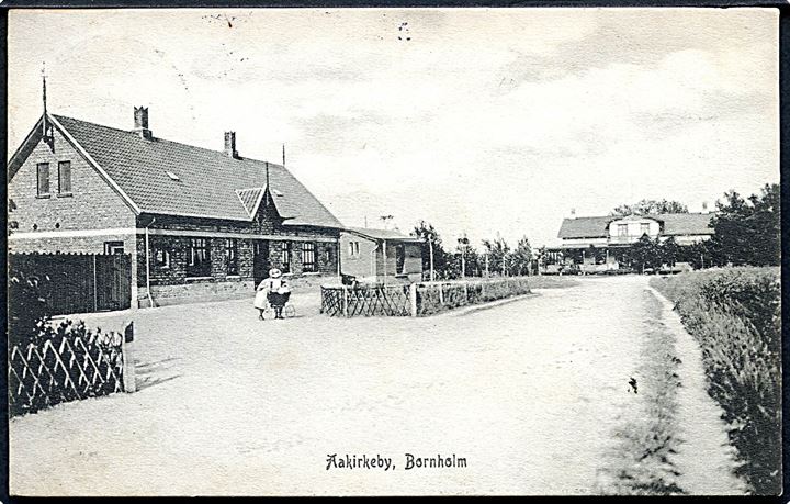 Aakirkeby, Jernbanestationen. H. P. Jacobsen u/no.