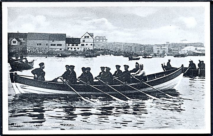 Thorshavn, færøsk robåd. Z. Heinsen/Stenders no. 67625.