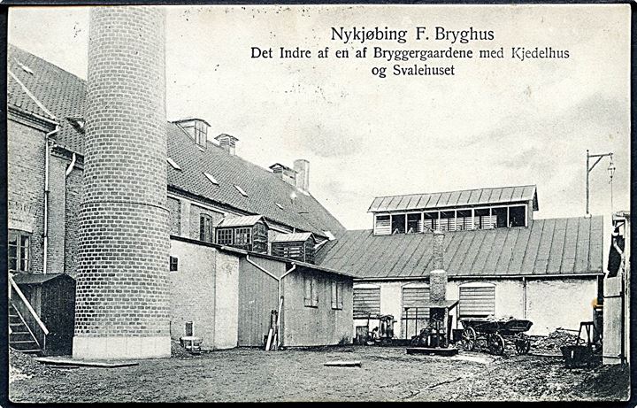Nykøbing F., Bryghus med kedelhus og svalehuse. U/no.
