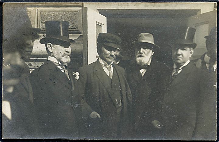 Polarforsker Frederick A. Cook modtages i København 4. sept. 1909 efter at have nået Nordpolen. H. Ferlov.