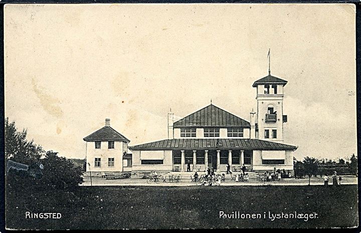 Ringsted. Pavillonen i Lystanlæget. Ahrent Flensborg no. 202. (Knæk). 