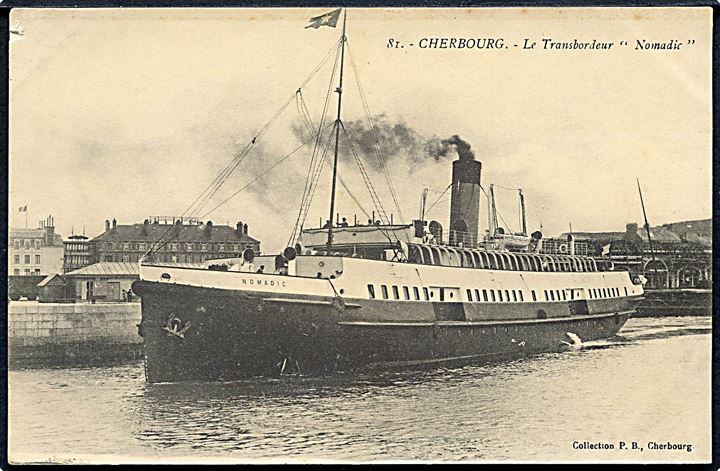 Nomadic, S/S, færge i Cherbourg, Frankrig. No. 81.