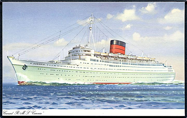 Caronia, M/S, Cunard Lines. No. B971.