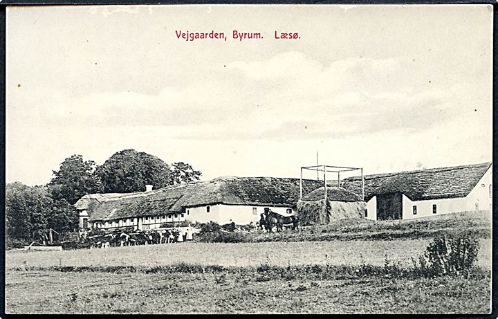 Læsø, Vejgaarden ved Byrum. Melchiorsen no. 34619.