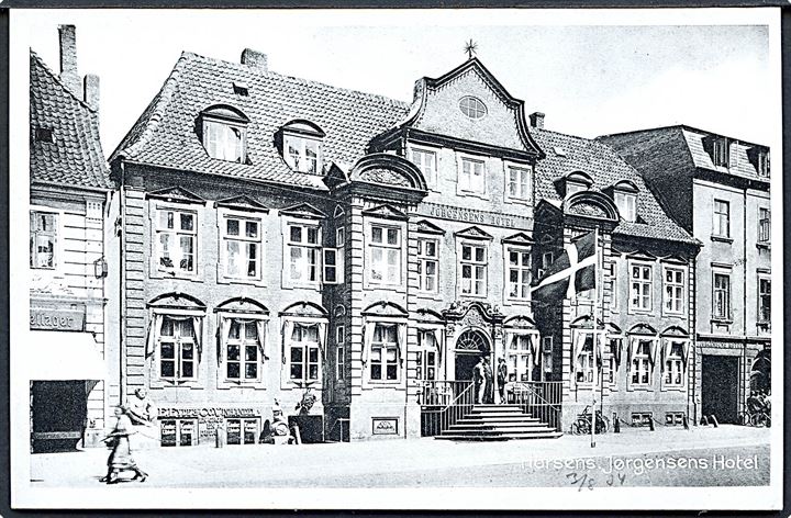 Horsens. Jørgensens Hotel. Stenders, Horsens no. 183. 