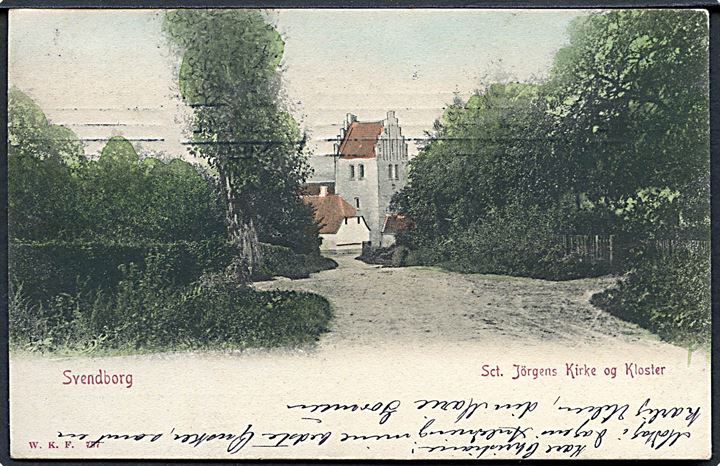 Svendborg. Sct. Jørgens Kirke og Kloster. Warburgs Kunstforlag no. 757. 