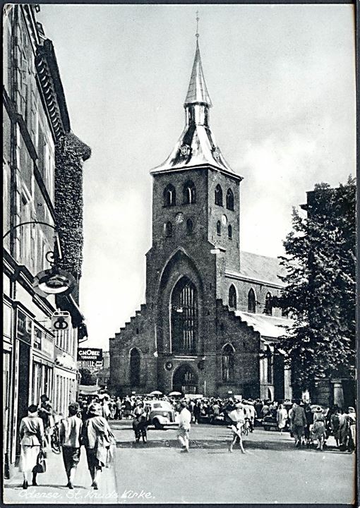 Odense. St, Knuds Kirke. Rudolf Olsens Kunstforlag no. 10651. 