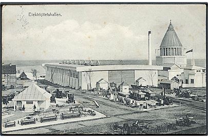 Aarhus. Landsudstillingen i 1909. Elektricitetshallen. W. M. K. no. 12. 