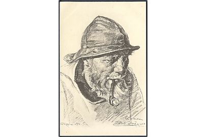 P. S. Krøyer: Fiskerhoved. W. & M. u/no. Skagen 1994. 