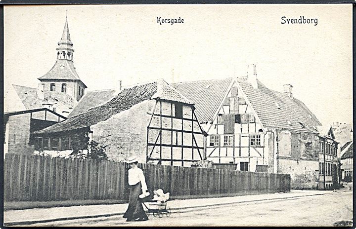Svendborg. Korsgade. Peter Alstrups no. 3399.