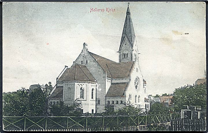 Hellerup Kirke. Ludvig Voldby no. 9159. 