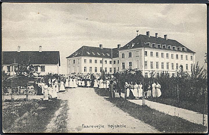 Faarevejle Højskole. E. Vald Getzsche no. 25638. 