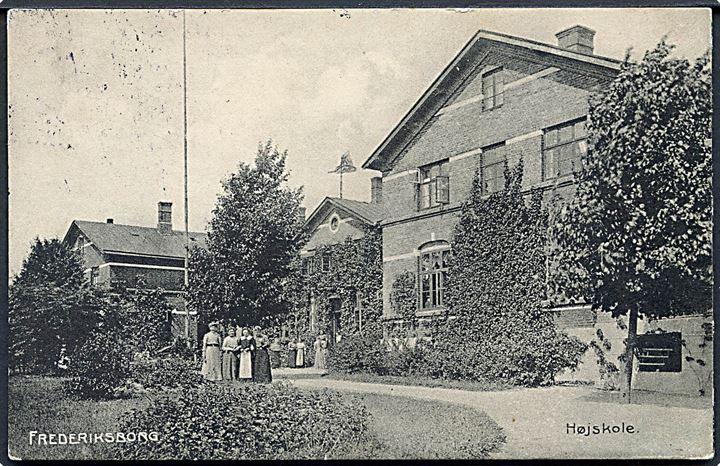 Frederiksborg Højskole. Hillerød Kontantforretning u/no. 