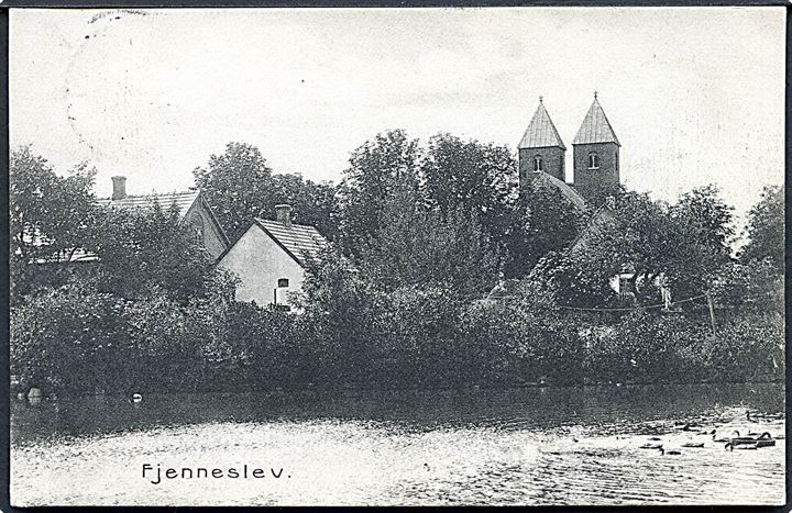 Fjenneslev med Kirken. Ahrent Flensborg no. 217. 