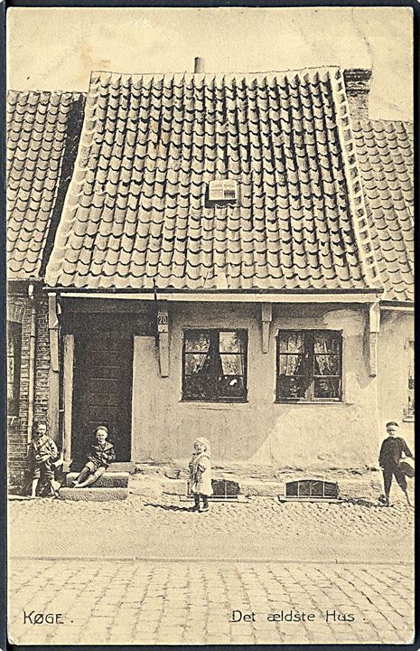 Køge. Det ældste Hus. Stenders no. 11738. 