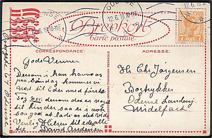 Kvinde fra Drejø. Stenders, Nationale postkort no. 46. 