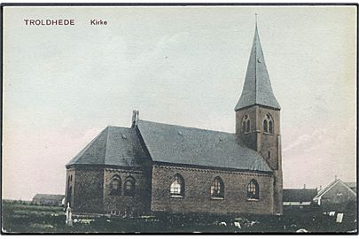 Troldhede Kirke. P. Hansen no. 11783. 
