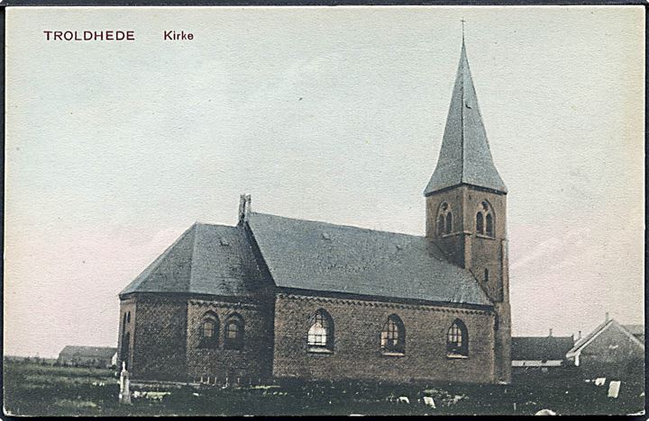 Troldhede Kirke. P. Hansen no. 11783. 