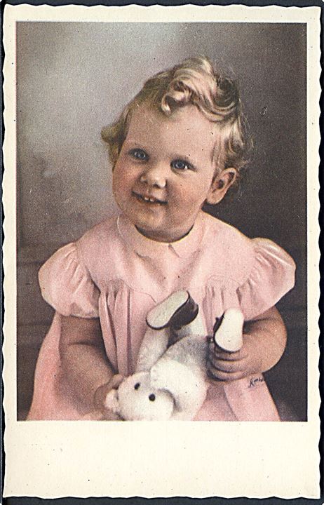 Dronning Margrethe som barn. U/no. 