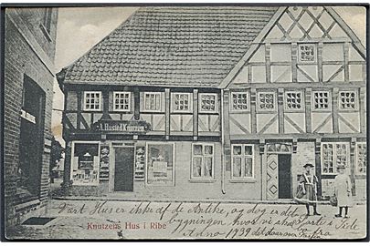 Ribe. A. Husted Knutzens Hus. Ludvig Christensen no. 1054. 