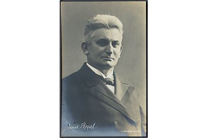Jacob Appel, 1866-1931 – Højskoleforstander på Askov. Portræt kort. Stenders no. 793.