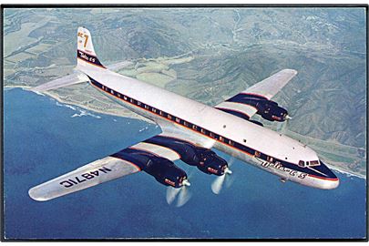 Douglas DC-7 N4871C fra Delta Air Lines. Bygget 1954 og forulykket i O'Hare International Airport, Chicago d. 16.12.1961.