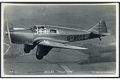 Miles M.3D Falcon Six G-AECC. Valentine's no. 38A.12.