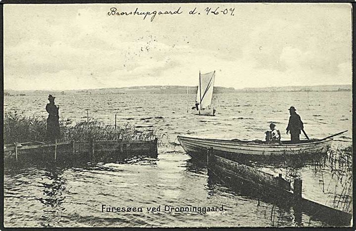 Furesøen ved Dronninggaard. A. Vincent no. 3066