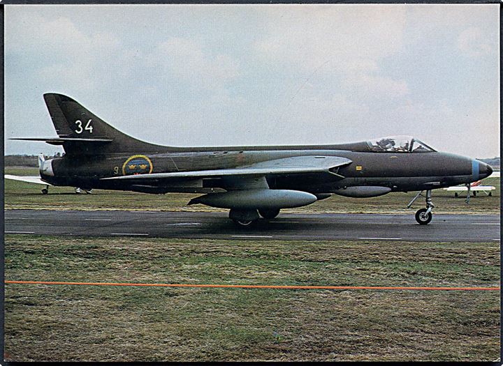 Hawker Hunter J34 fra det svenske luftvåben no. 59.