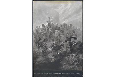 Slaget ved Waterloo 1815. Maleri af George Scott. No. 411.