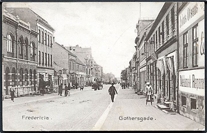 Fredericia. Gothersgade. Banegaards Kiosken no. 1721. 
