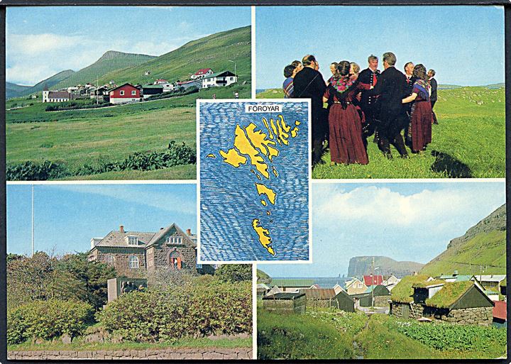 Færøerne. Glyvrar, Folkedragter, Thorshavn & Tjørnuvik. P/f Poul Hansen no. 143 901 045. 