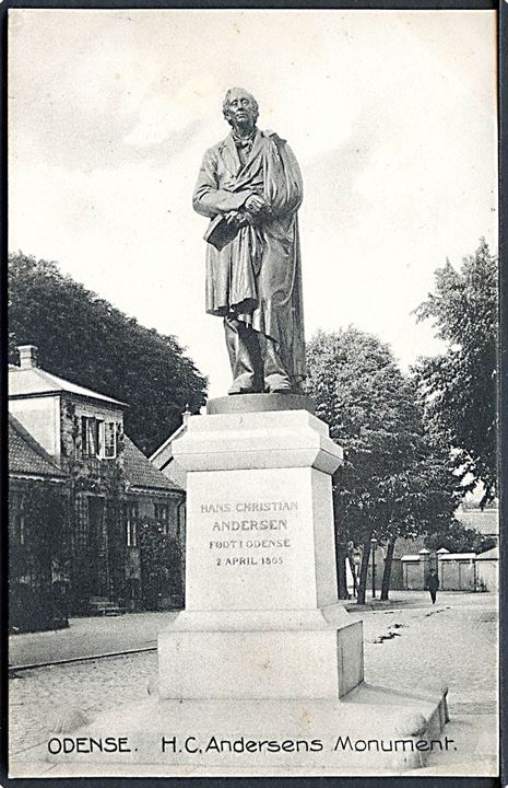 Odense. H. C. Andersens Monument. Stenders no. 7199. 