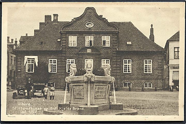 Viborg. Stiftamthuset og Sct. Kjelds Brønd. No.1757. Stenders no. 37926. 