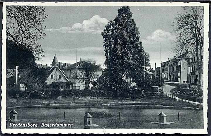 Fredensborg. Bagerdammen. Rudolf Olsens Kunstforlag no. 9170. 