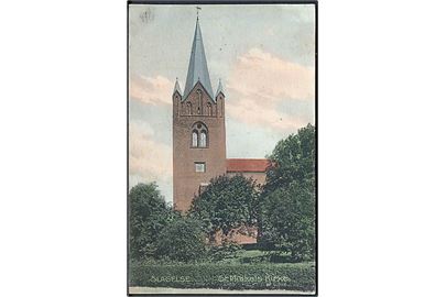 Slagelse. St. Mikkels Kirke. Stenders no. 2410. 