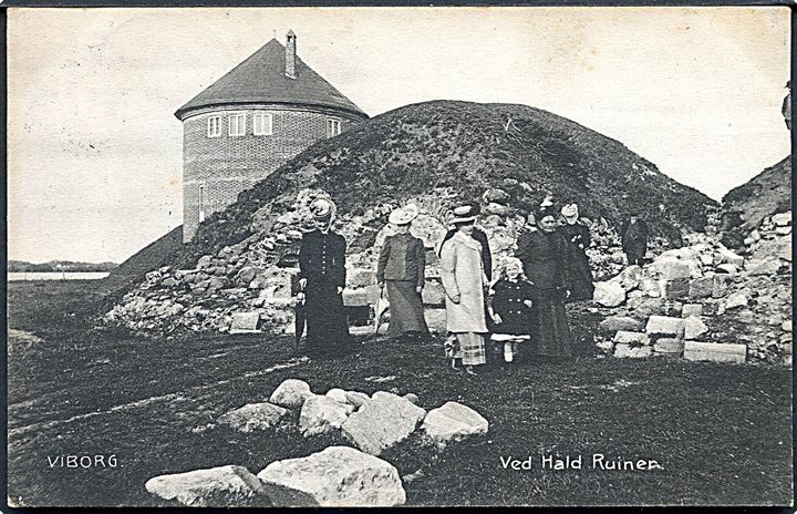 Viborg. Ved Hald Ruinen. Stenders Forlag no. 13080. 