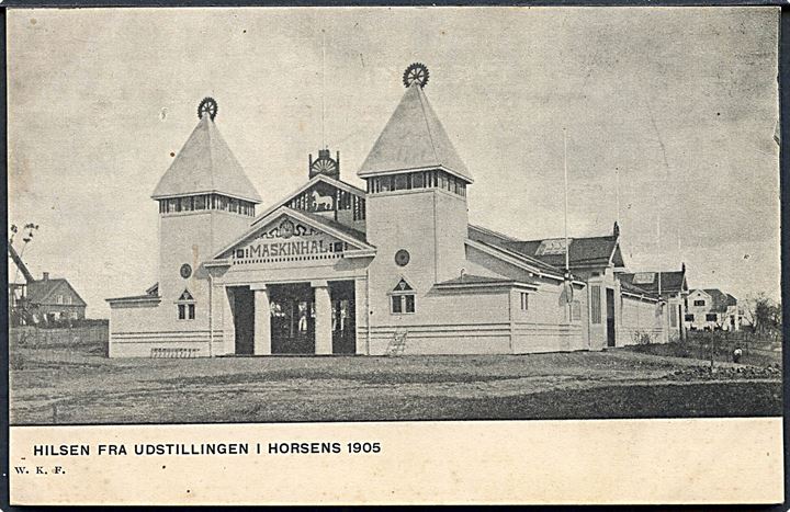 Horsens. Hilsen fra Udstillingen 1905. Warburgs Kunstforlag u/no. 