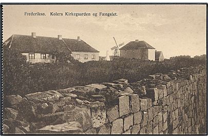 Frederiksø. Kolera Kirkegaarden og Fængslet. Colbergs Boghandel no. 70 U. 