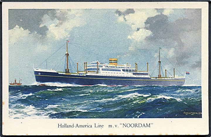 Holland - America Line S/S Noordam. U/no. 