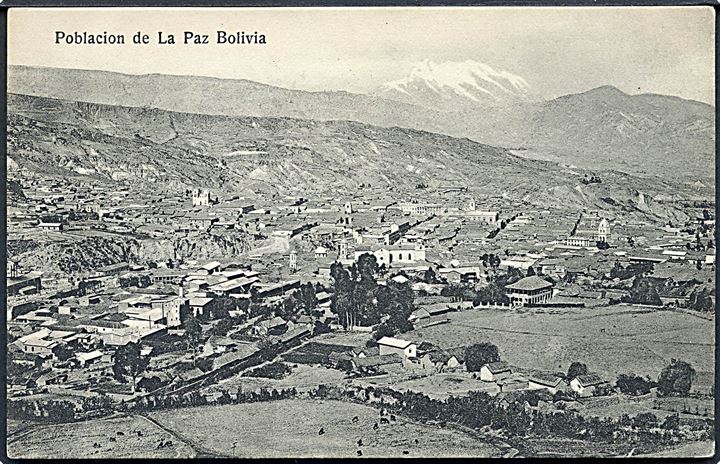 Poblacion de La Paz Bolivia. Foto. Max T Vargas u/no. 