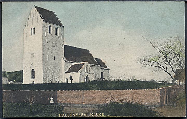 Hallenslev Kirke. Stenders no. 9588. 